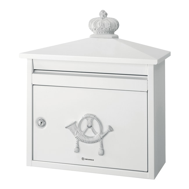 Decayeux Brievenbus posthoorn D210 Wit / Brabantia B210 Wit
