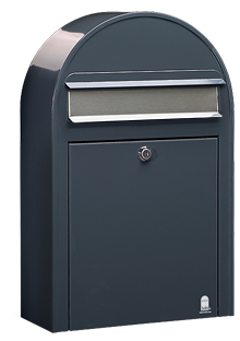 Brievenbus Bobi Classic S Donkergrijs / RVS Brievenbus Bobi Classic S Donkergrijs / RVS