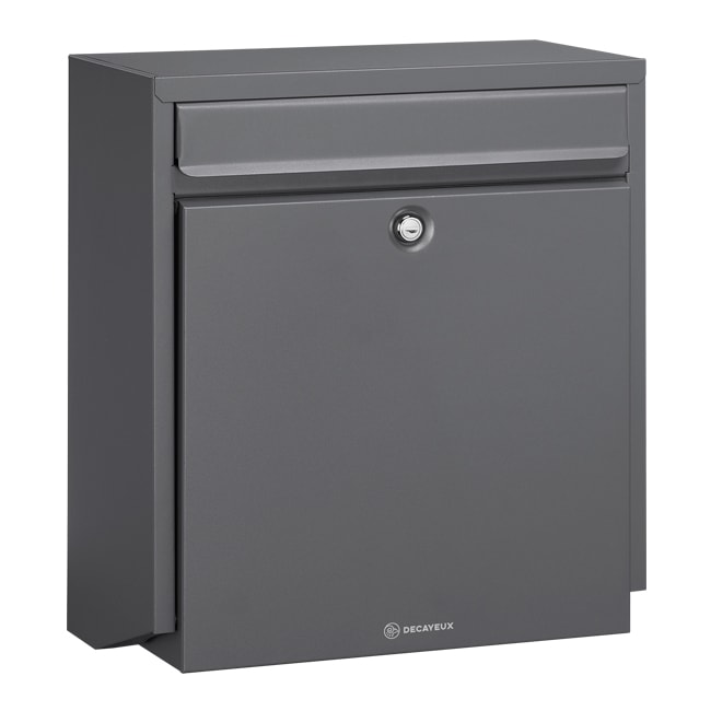 Decayeux Brievenbus D180 Antraciet grijs / Brabantia B180 Antraciet Grijs