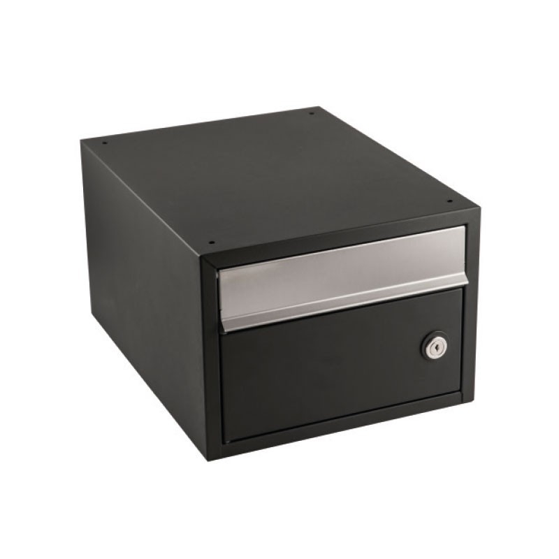 Allux Brick Zwart Postkast Systeem