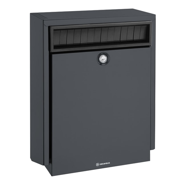 Flexibele inbouwbrievenbus 39-62 cm - antraciet Flexibele inbouwbrievenbus 39-62 cm - antraciet