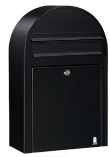 Brievenbus Bobi Classic S Zwart Structuur Brievenbus Bobi Classic S Zwart Structuur