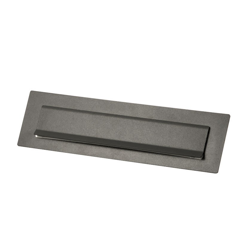 Briefplaat Stoer! 340 * 95mm. Basalt