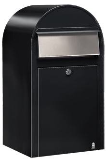 Bobi Grande Zwart Structuur / RVS Klep Bobi Grande Zwart Structuur / RVS Klep