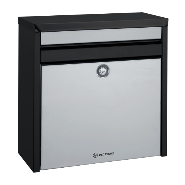 Decayeux Brievenbus D540 Zwart - RVS / Brabantia B540 Zwart - RVS Decayeux Brievenbus D540 Zwart - RVS / Brabantia B540 Zwart - RVS